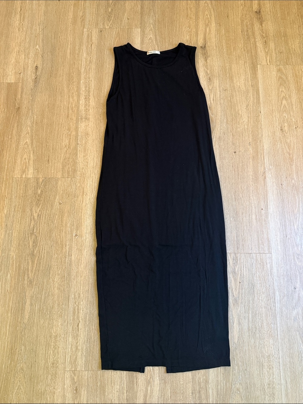Marine Layer Sleeveless Black Tank Maxi Dress L